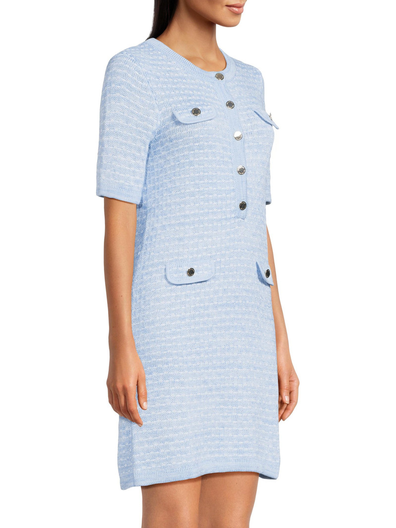 Women's Theodorah Sweater Sheath Dress - Bluette Metallic Marl 4