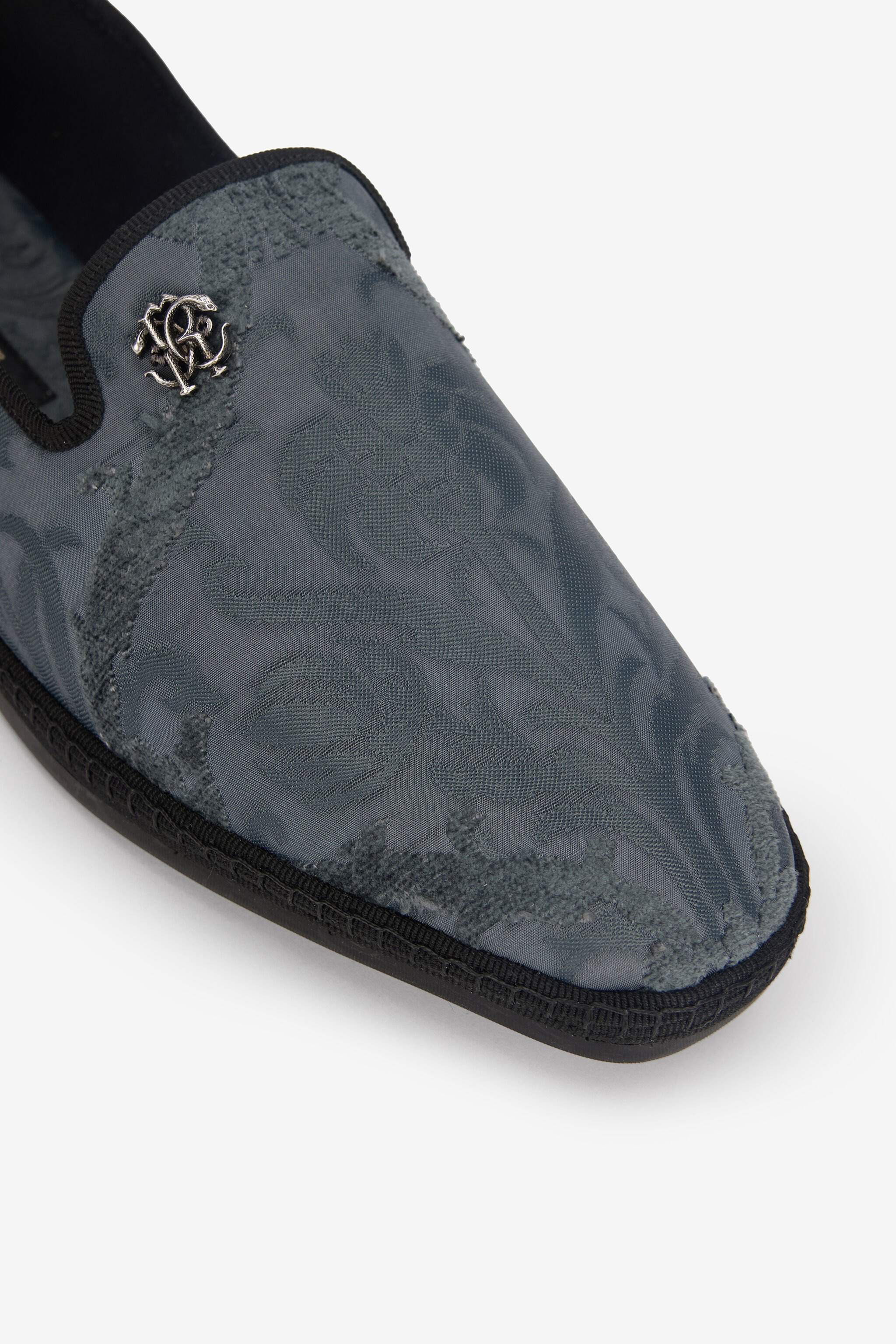 Roberto Cavalli Jacquard Slip-On Shoes - 4