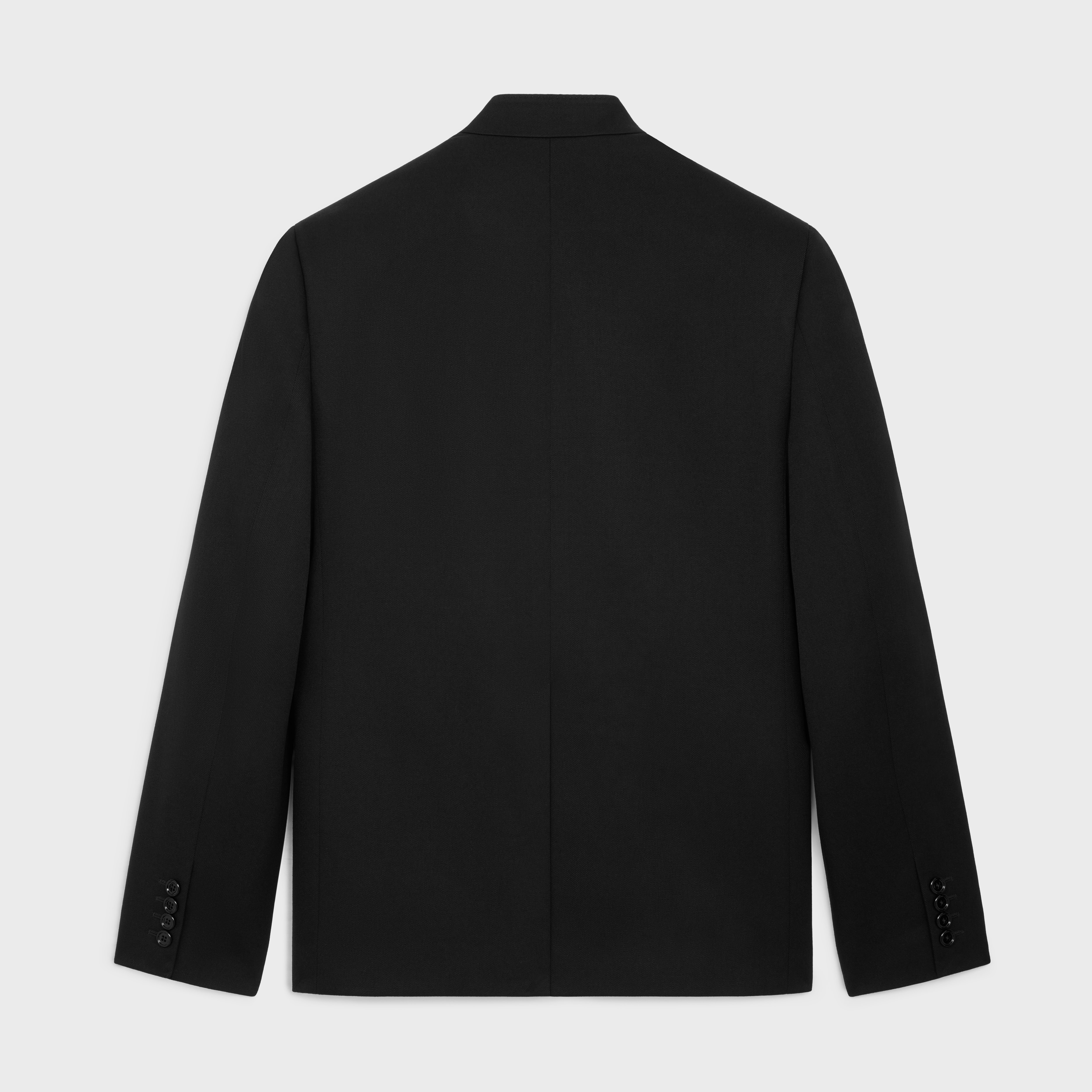 item jacket in diagonal wool - 2