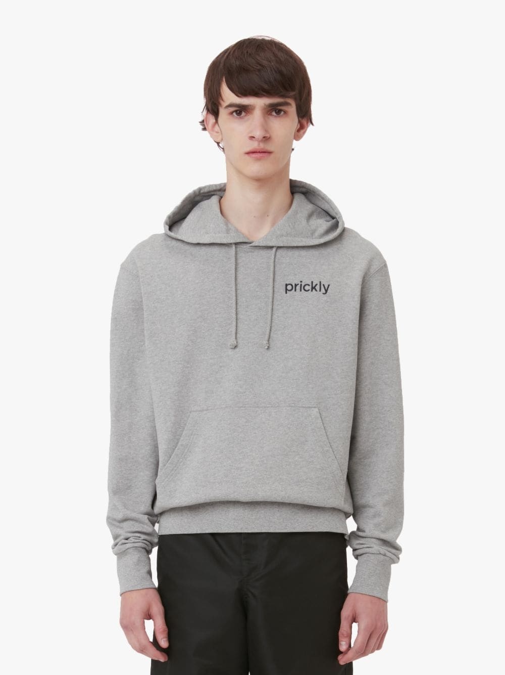 PRICKLY SLOGAN BACK PRINT HOODIE - 3