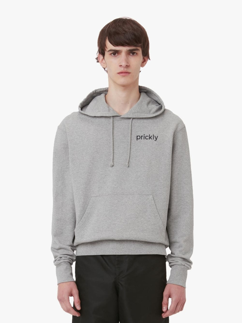 PRICKLY SLOGAN BACK PRINT HOODIE 3