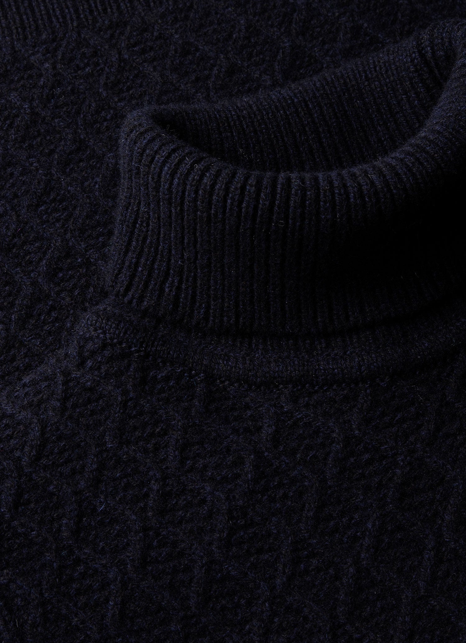 Sunspel x WM Brown Aran Roll Neck - 4