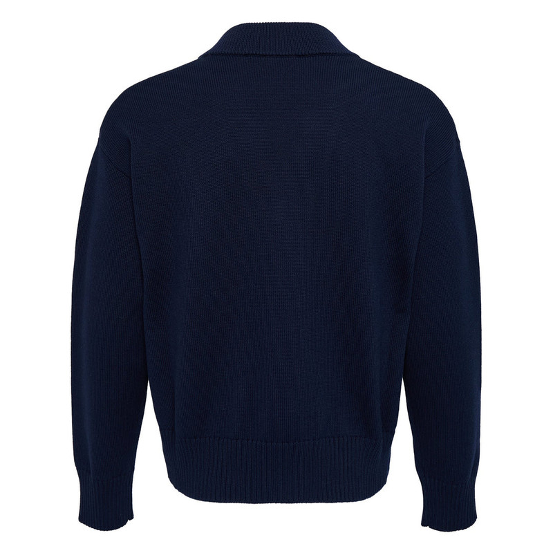 AMI Paris Cardigan With Contrasted AMI D outlook