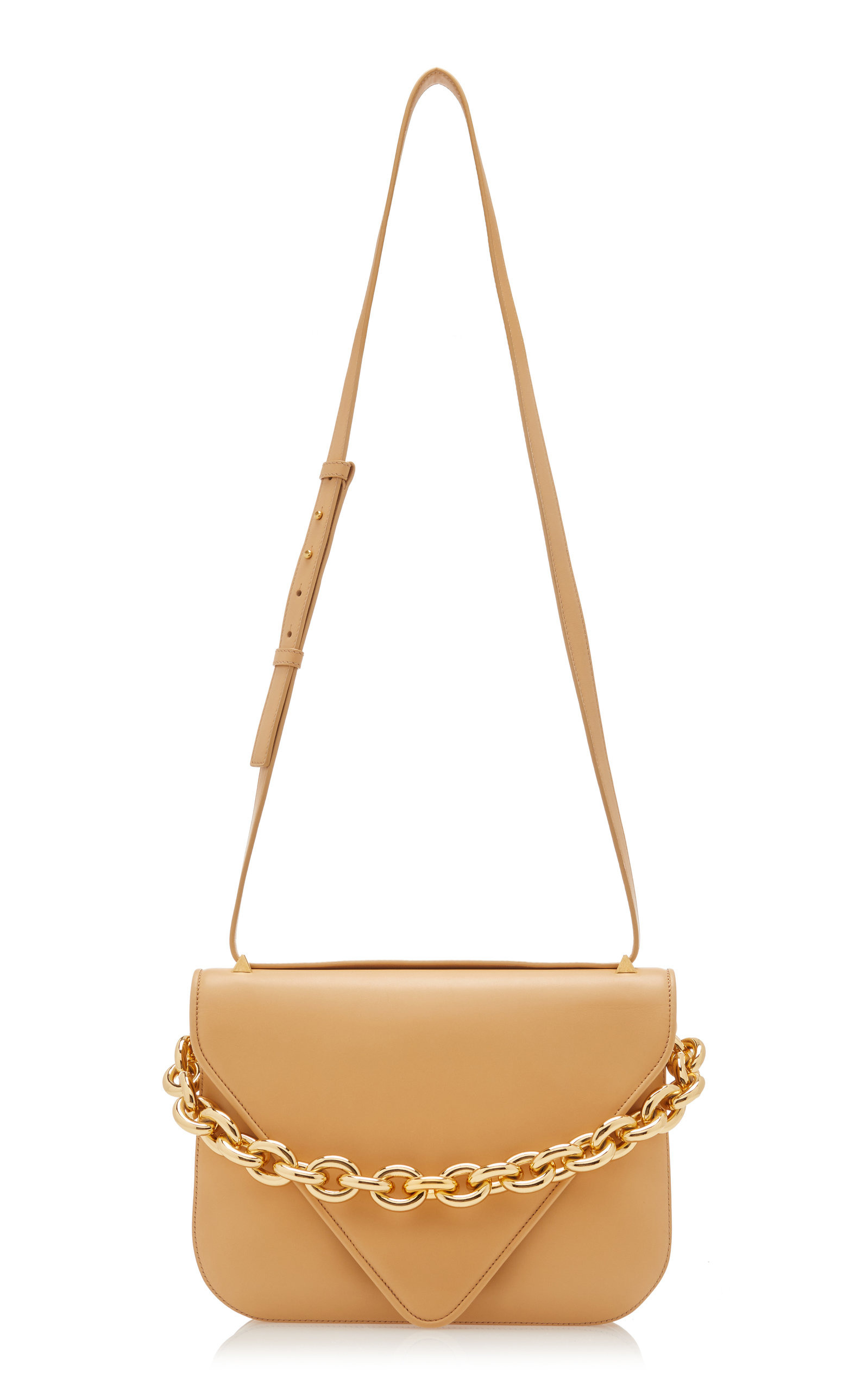 The Mount Large Leather Shoulder Bag neutral - 5