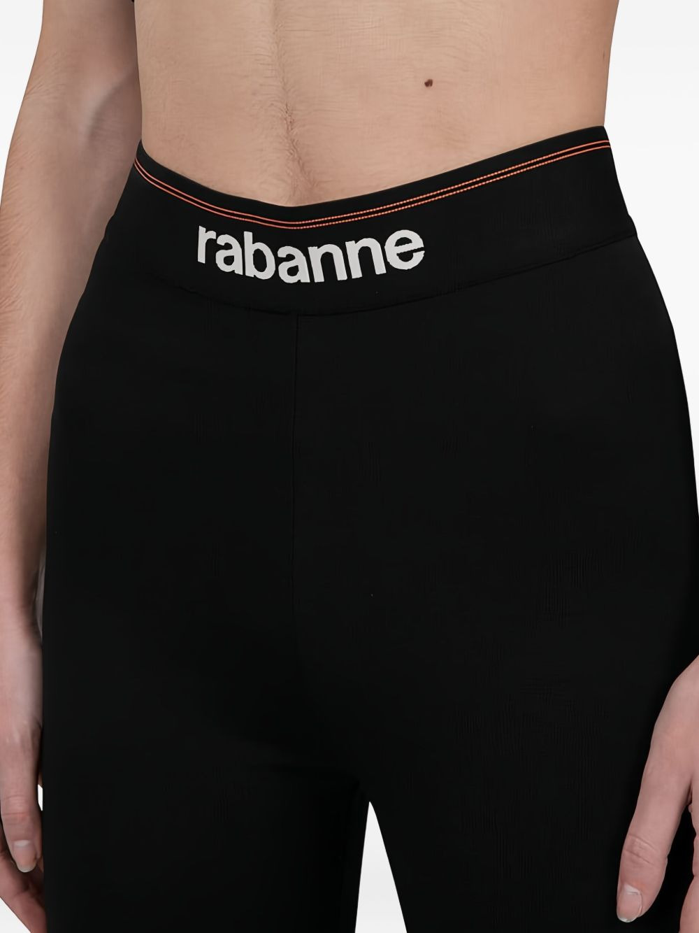 logo-waistband leggings - 4