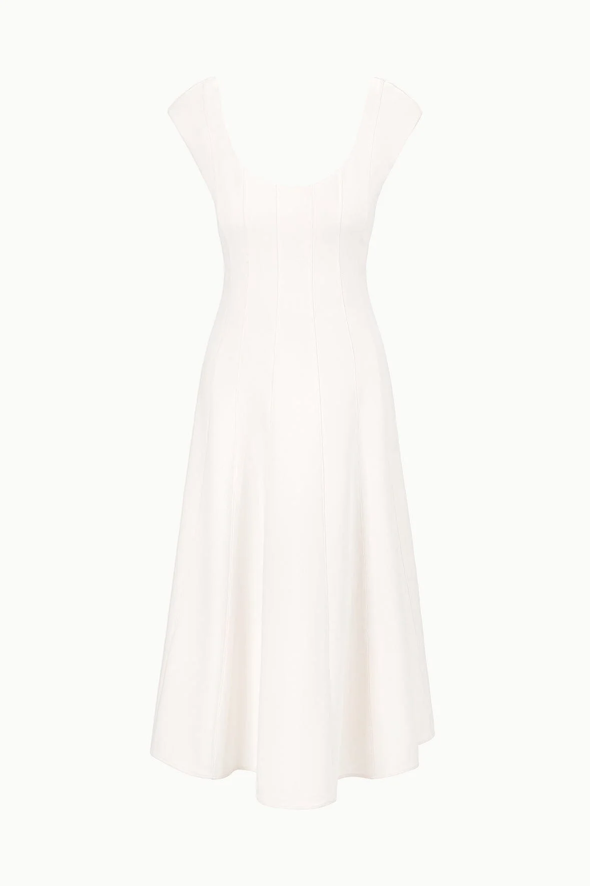 STAUD CHARLOTTE DRESS ECRU - 1