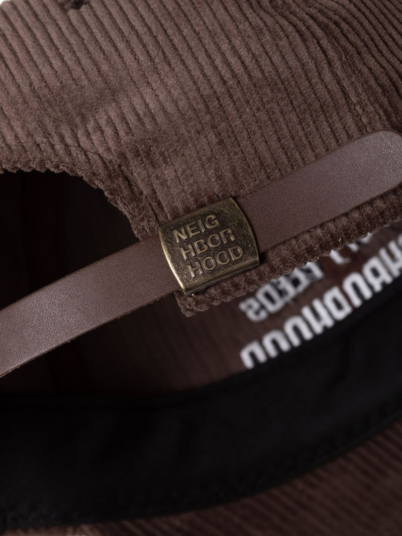 NEIGHBORHOOD CORDUROY STRAP-BACK BASEBALL HAT outlook