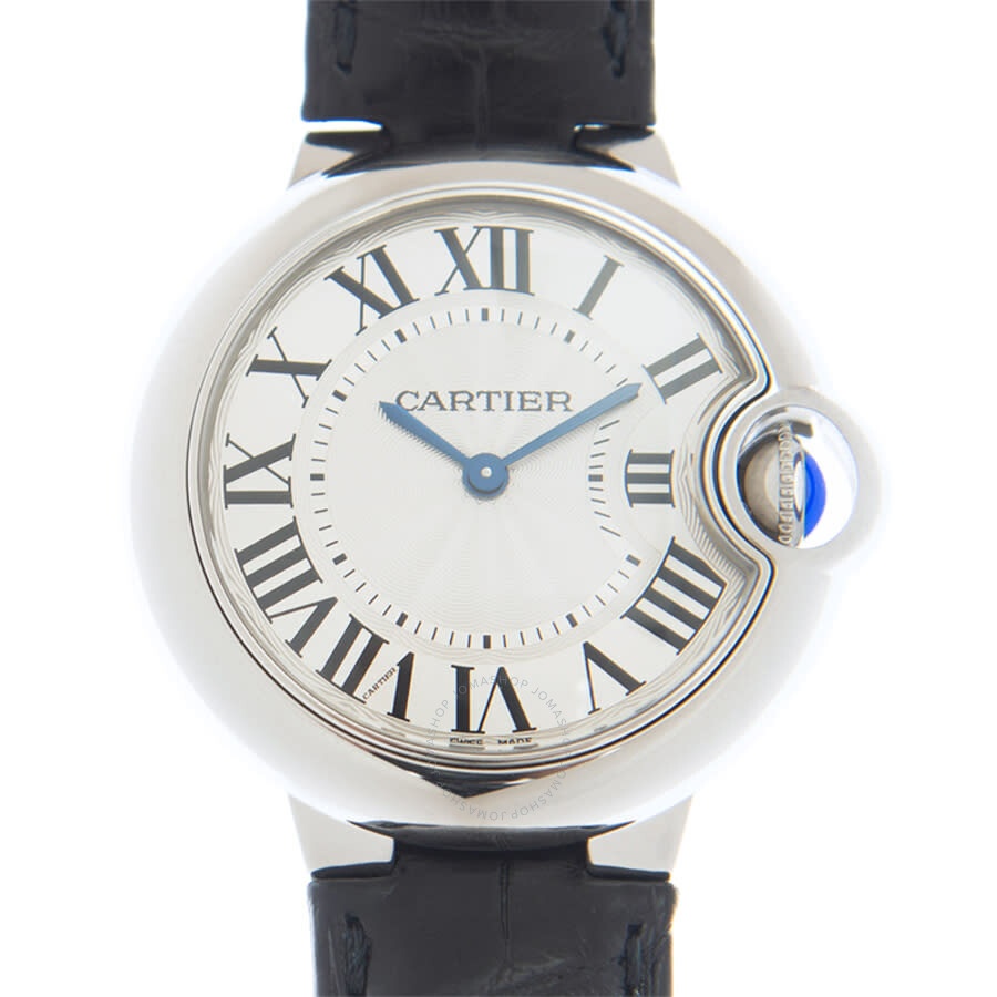 Cartier Ballon Bleu Quartz Silver Guilloche Dial Ladies Watch WSBB0034 - 2