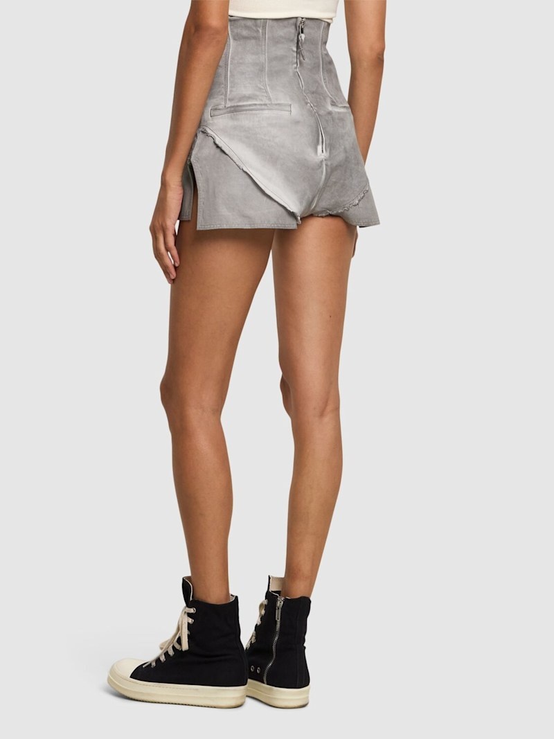 Dirt denim cutoff shorts - 3