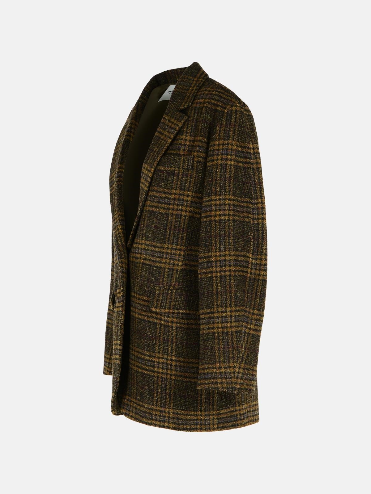 'GESINA' KHAKI VIRGIN WOOL BLAZER - 2