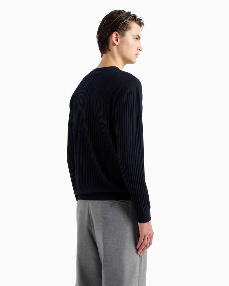Travel Essentials ribbed-effect virgin-wool jumper 3