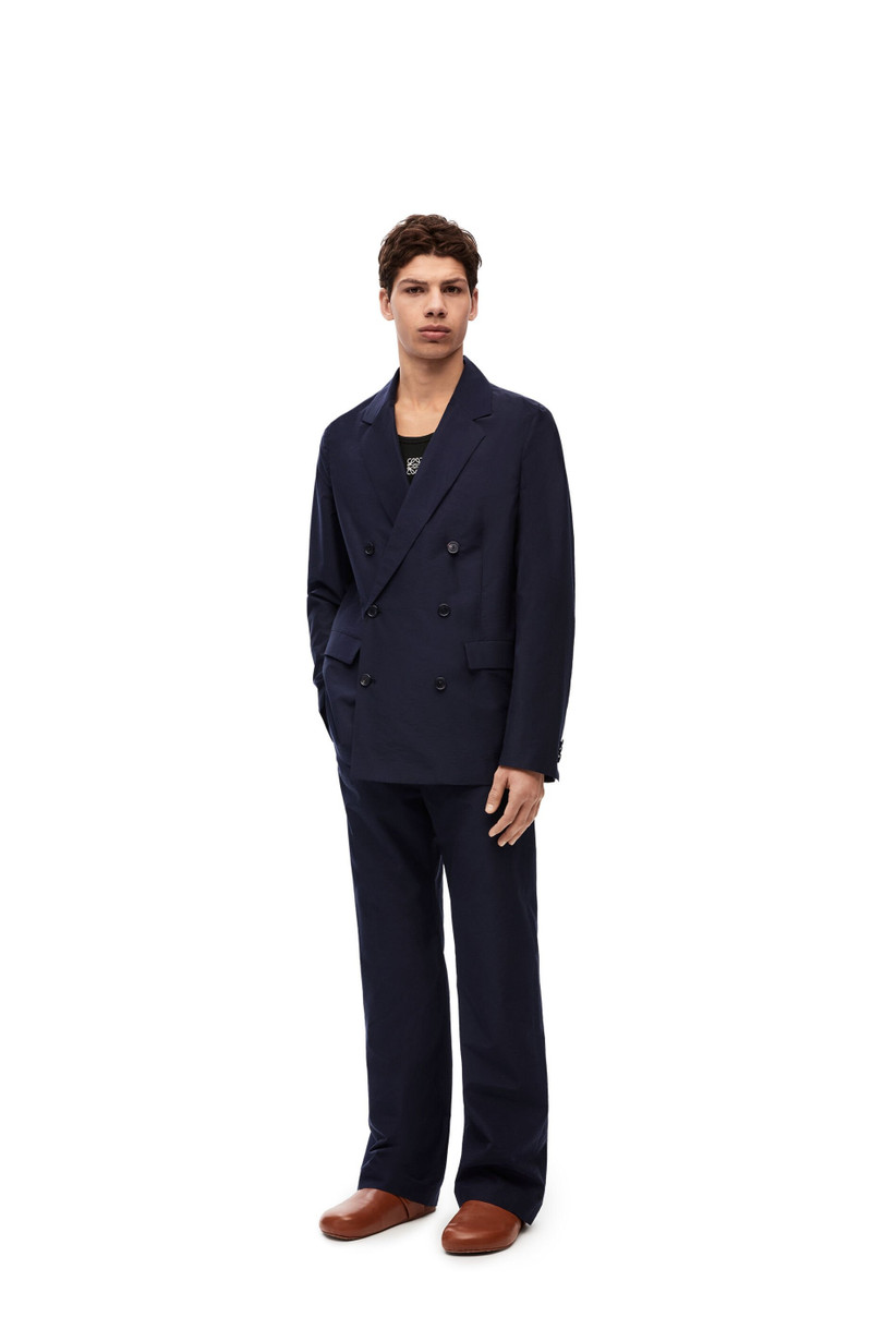 Loewe Double-breasted jacket in technical wool outlook