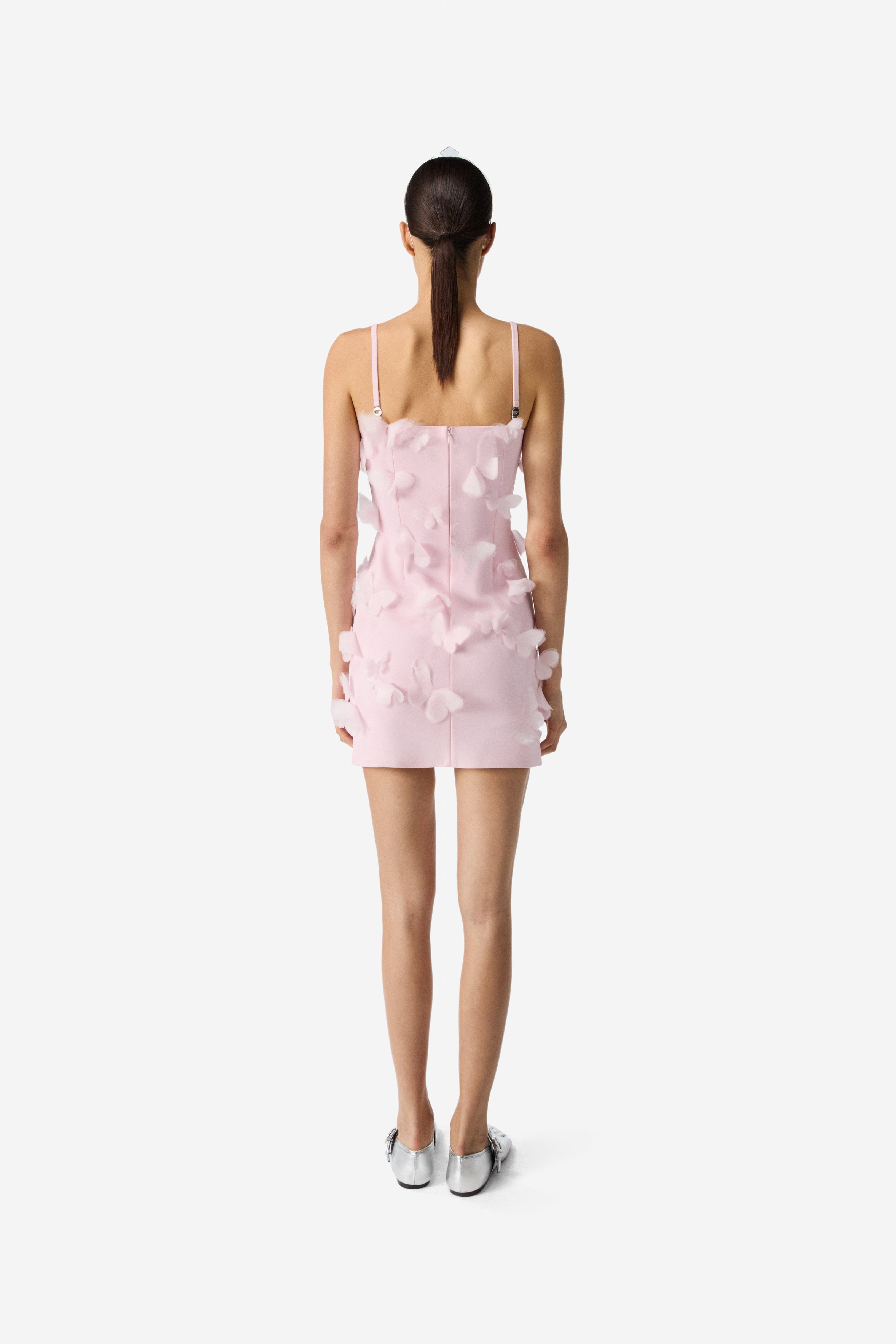Scuba Butterfly Slip Dress - 4