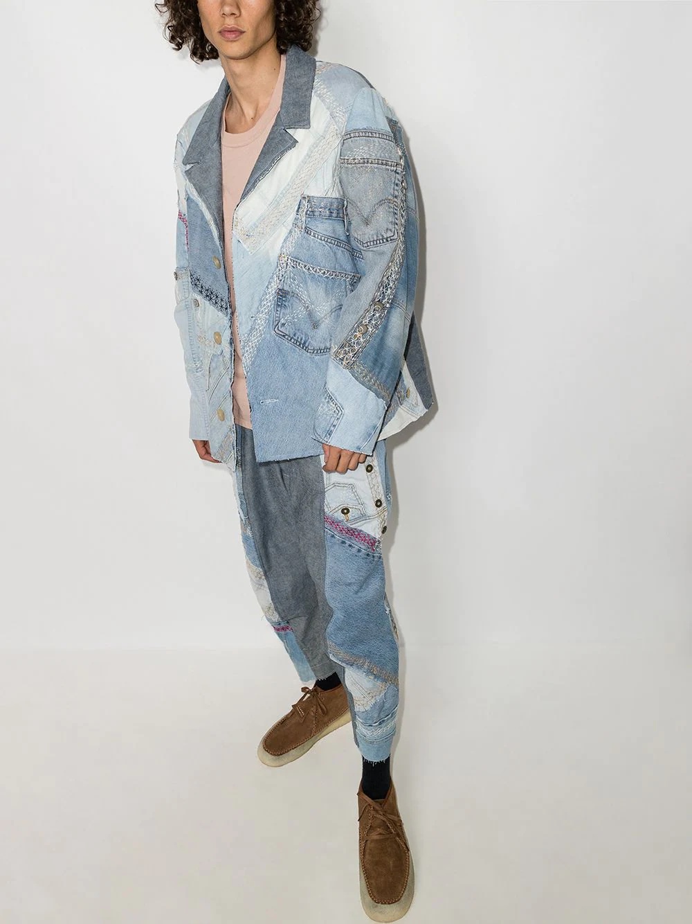 Max patchwork denim jacket - 5