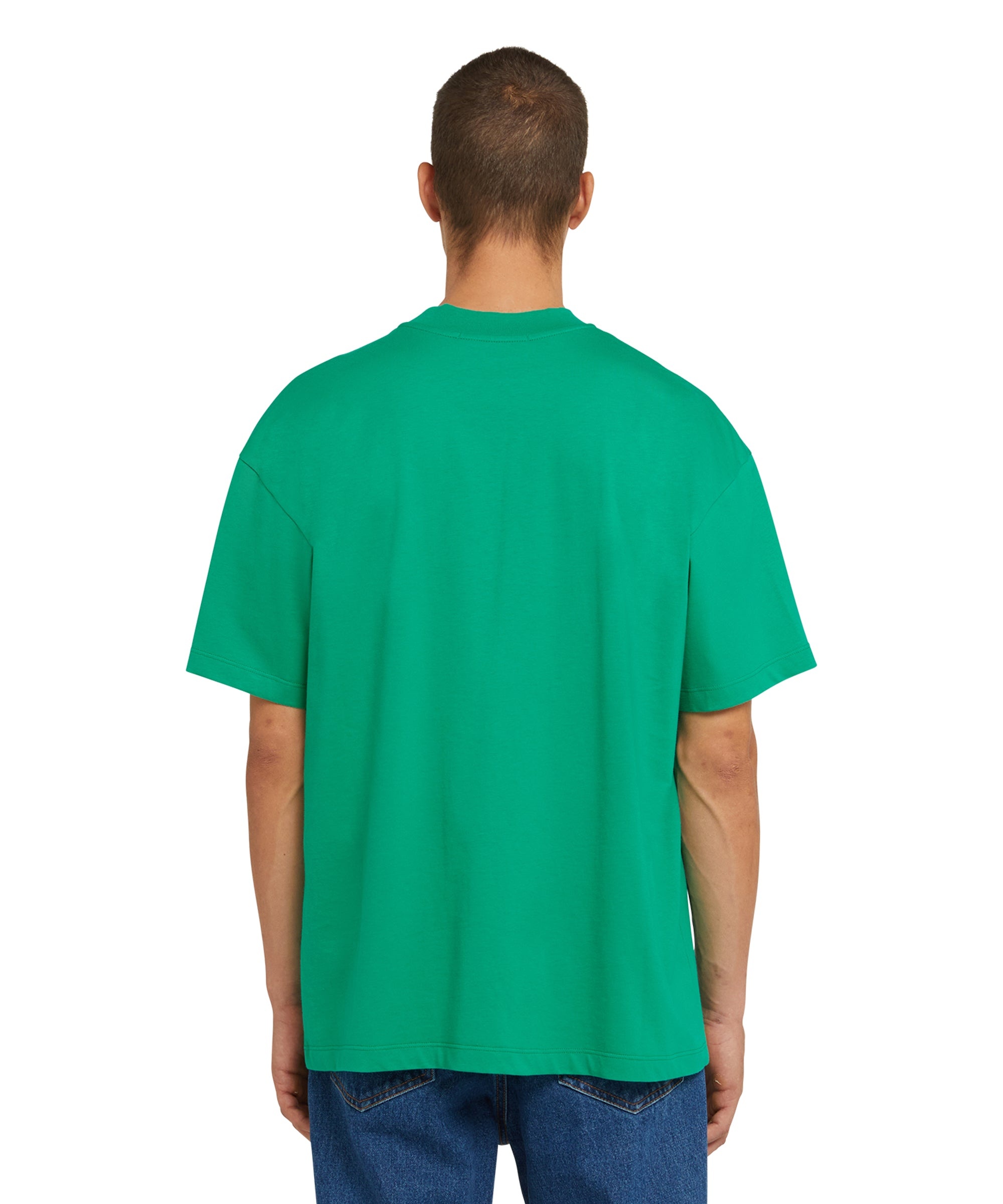 Cotton crew neck cotton t-shirt with MSGM logo - 3