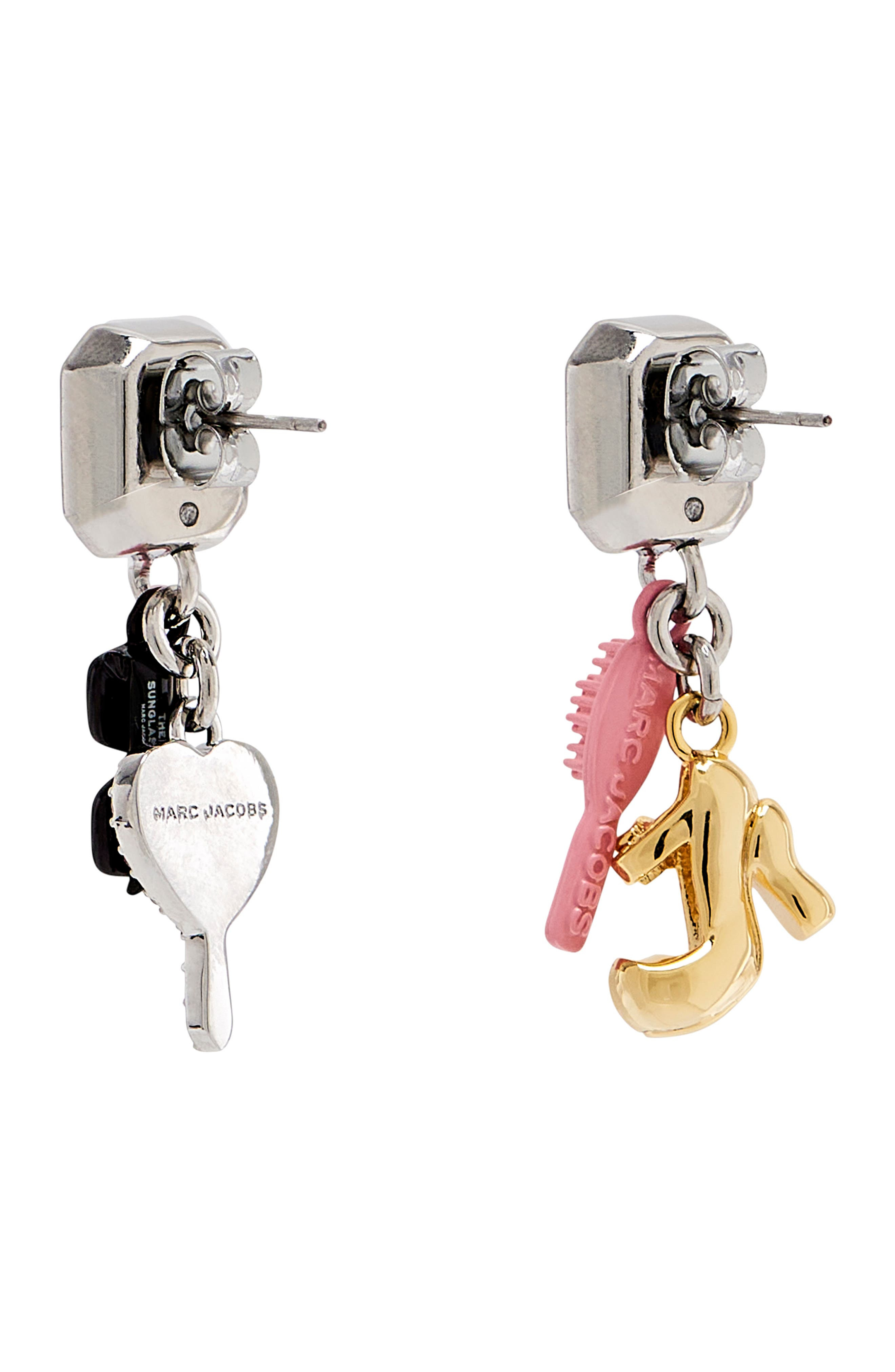 Marc Jacobs Dollhouse Charm Drop Earrings in Silver/Multi at Nordstrom - 3