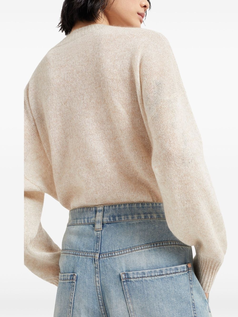 high-rise wide-leg jeans - 5