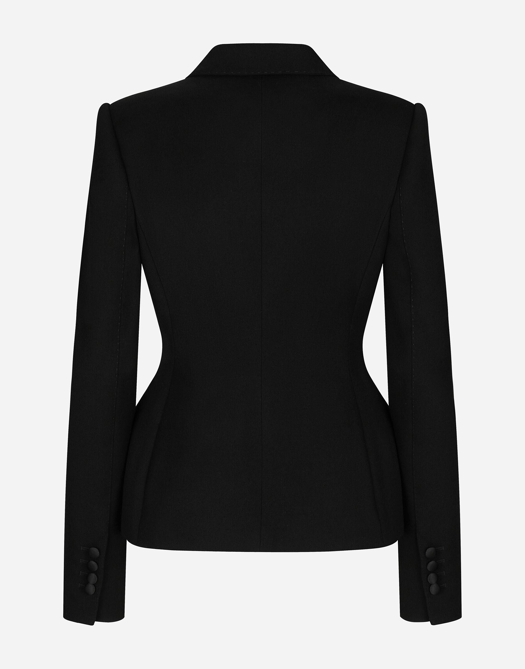 Double-breasted Dolce tuxedo jacket in double stretch wool - 2
