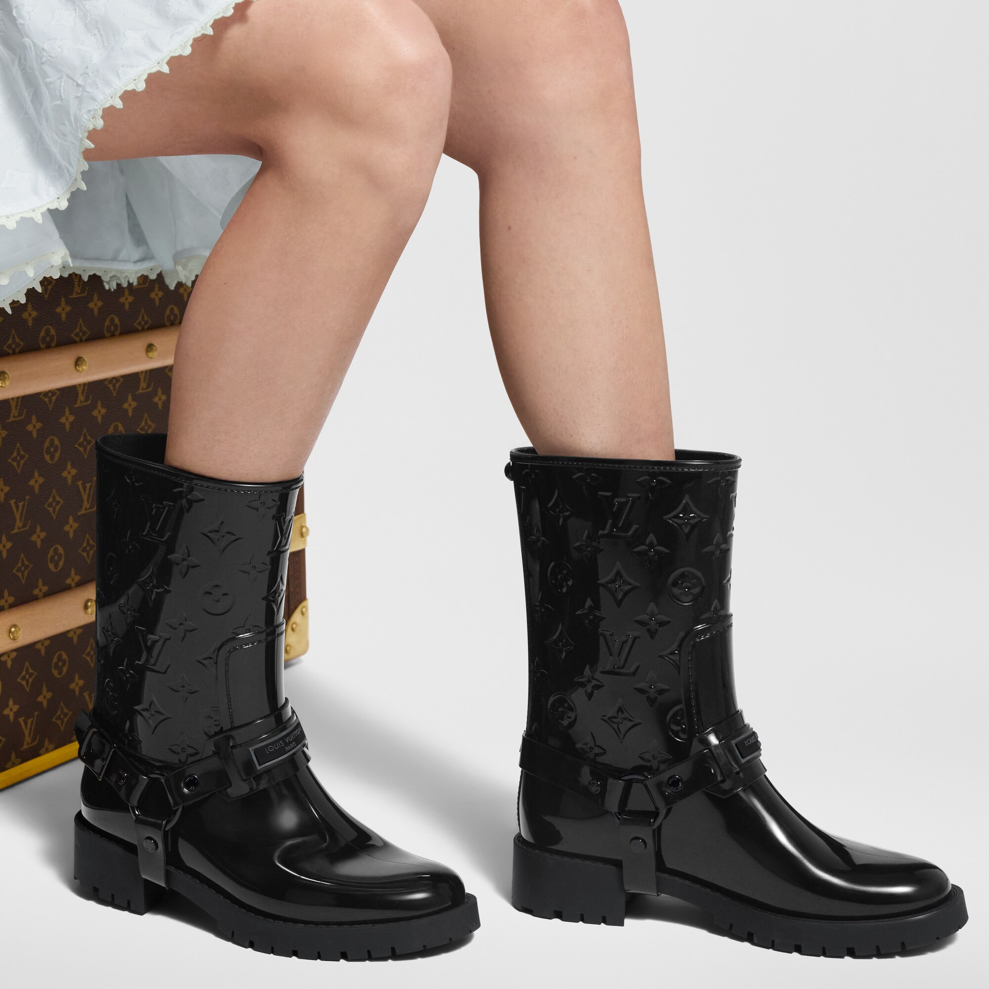 Drops Flat Half Rain Boot - 6