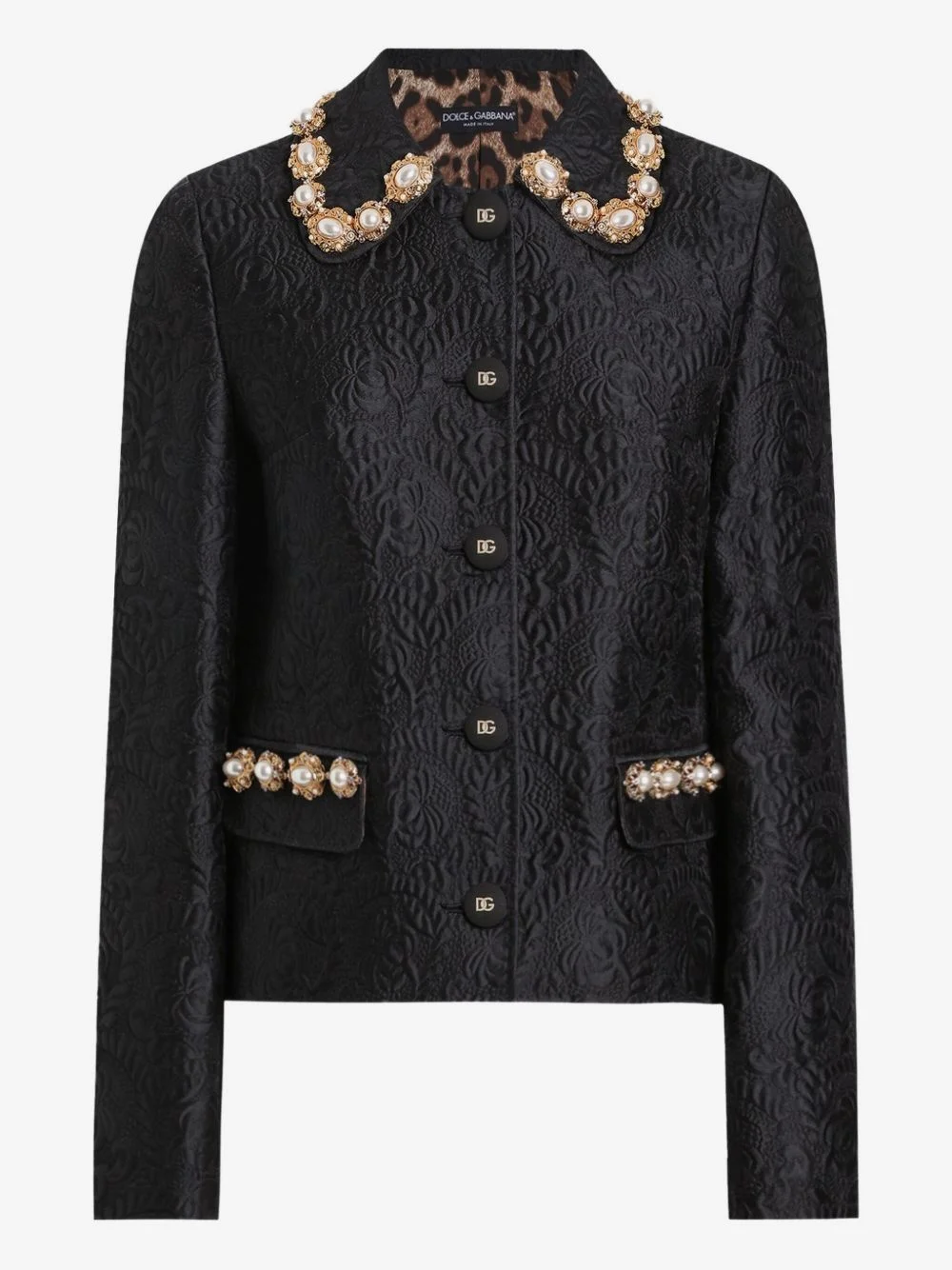 DNA jacquard jacket - 1