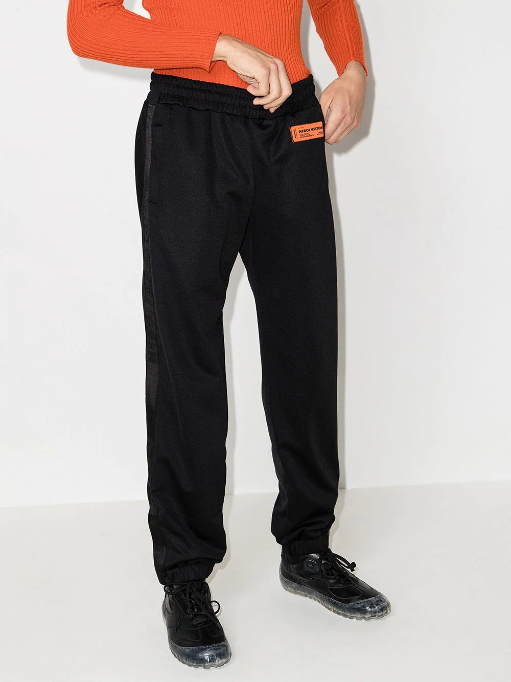 logo patch track trousers - 2