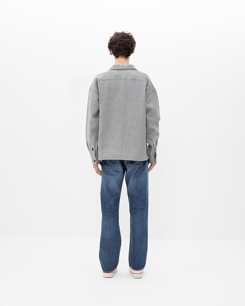 OC PALMER SHIRT L/S GREY - 4