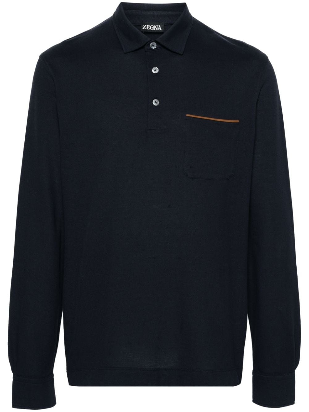 piquÃ© cotton polo shirt - 1