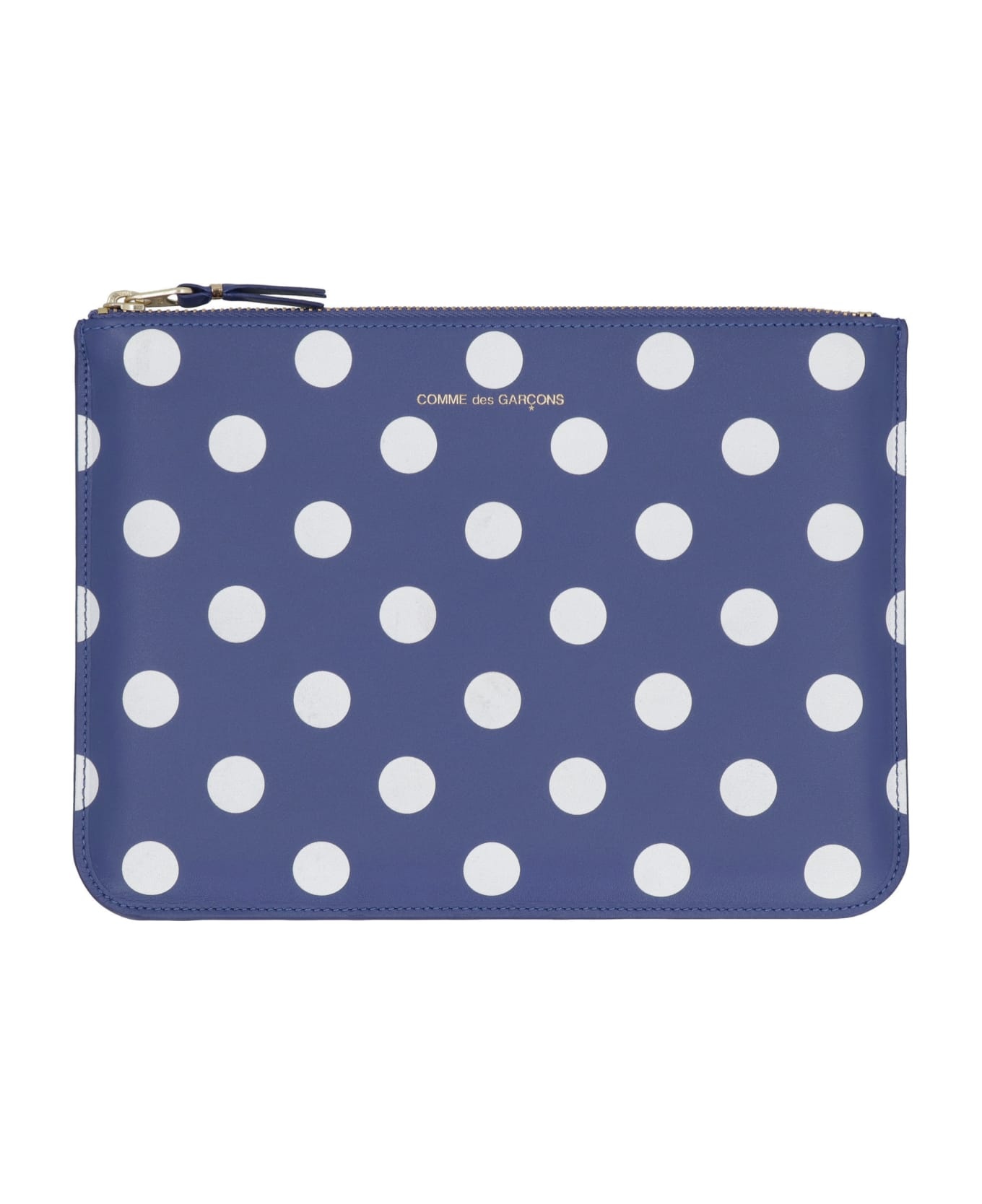 Printed Leather Flat Pouch - 1