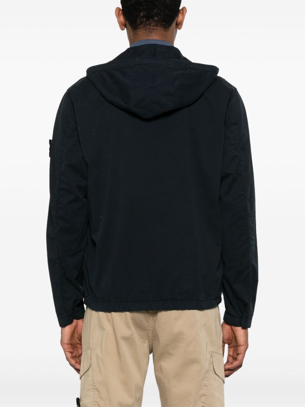 Logo cotton blouson jacket - 4