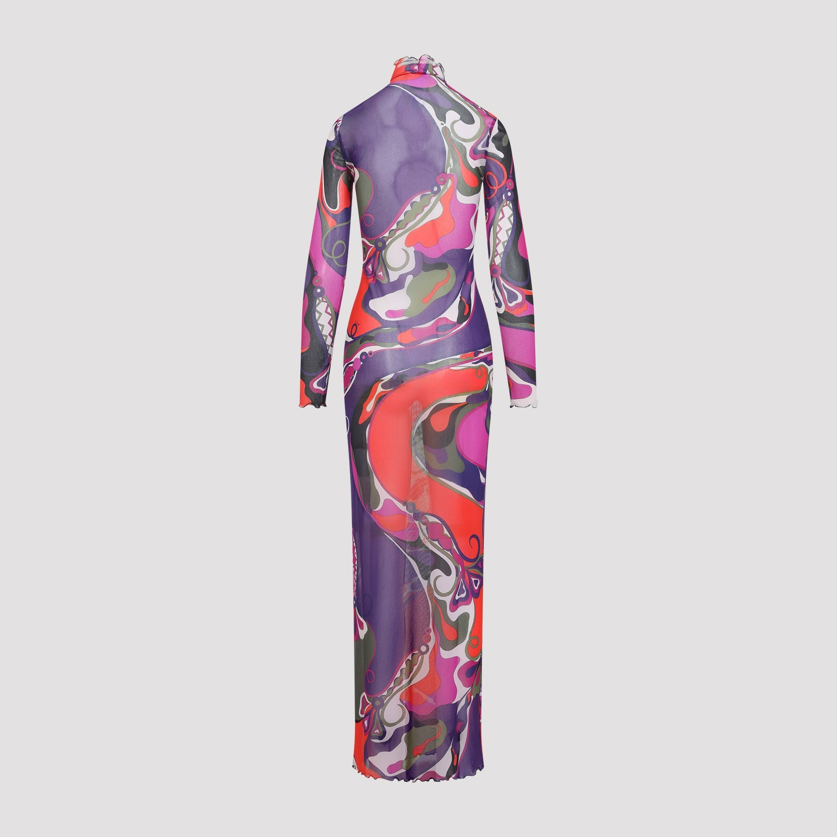 Pucci Tulle Long Dress Women - 2