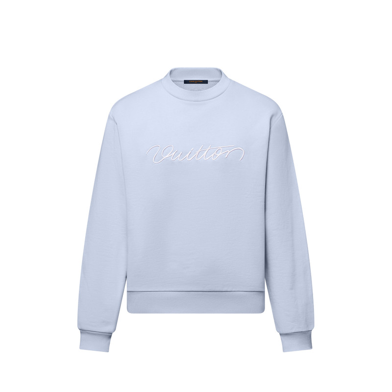 Embroidered Cotton Crewneck 1