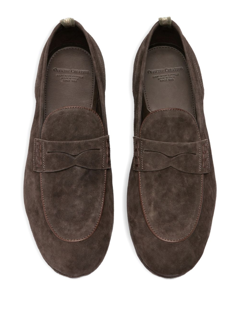 suede penny loafers - 3