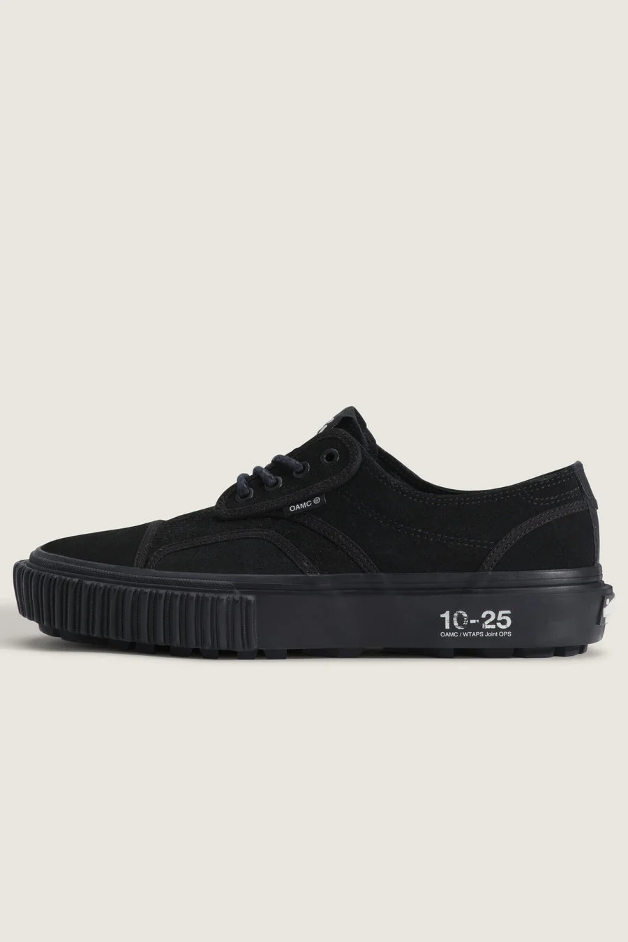 OAMC x WTAPS x OTW Seylynn Lug Sneaker in Black - 1