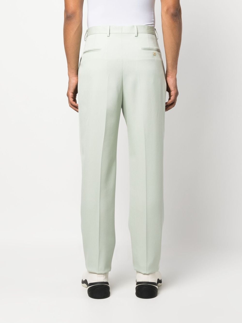 pressed-crease tailored trousers - 4