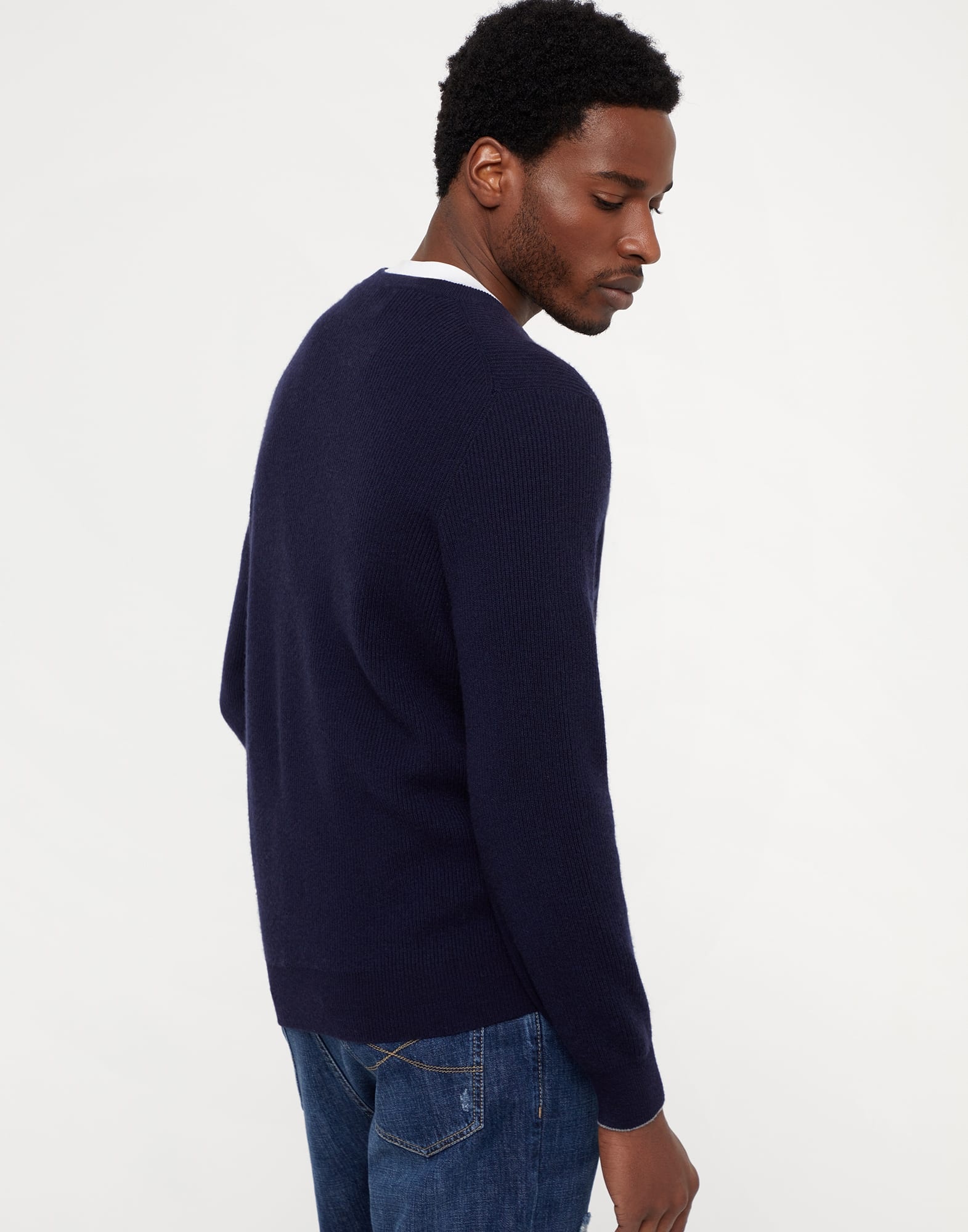 Cashmere English Rib sweater - 2