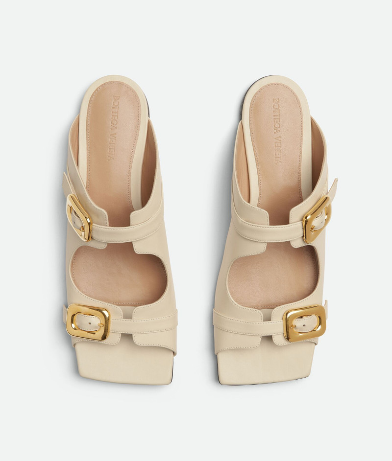 Stretch Buckle Mule Sandal Flat 4