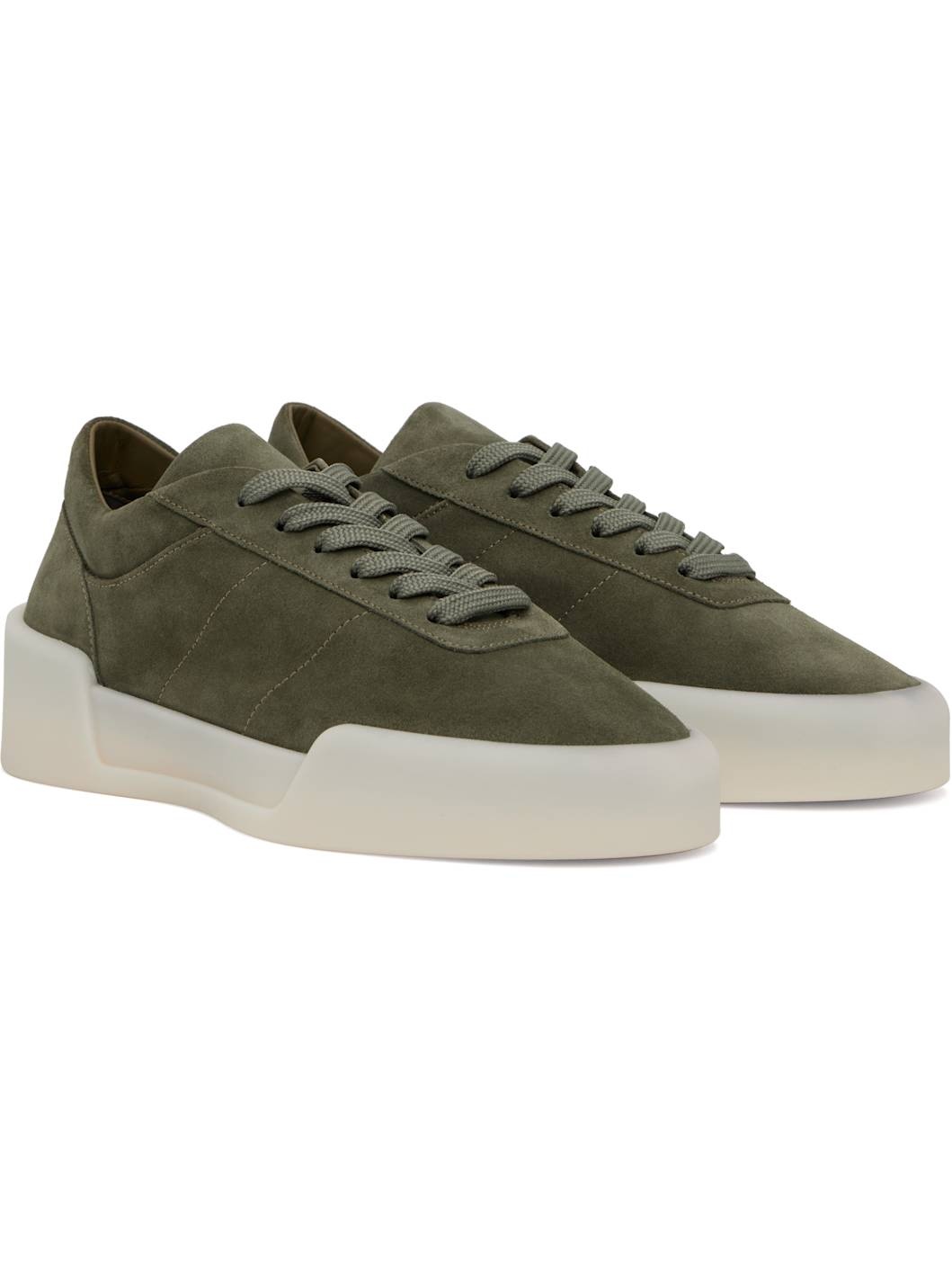 Khaki Aerobic Low Sneakers - 4