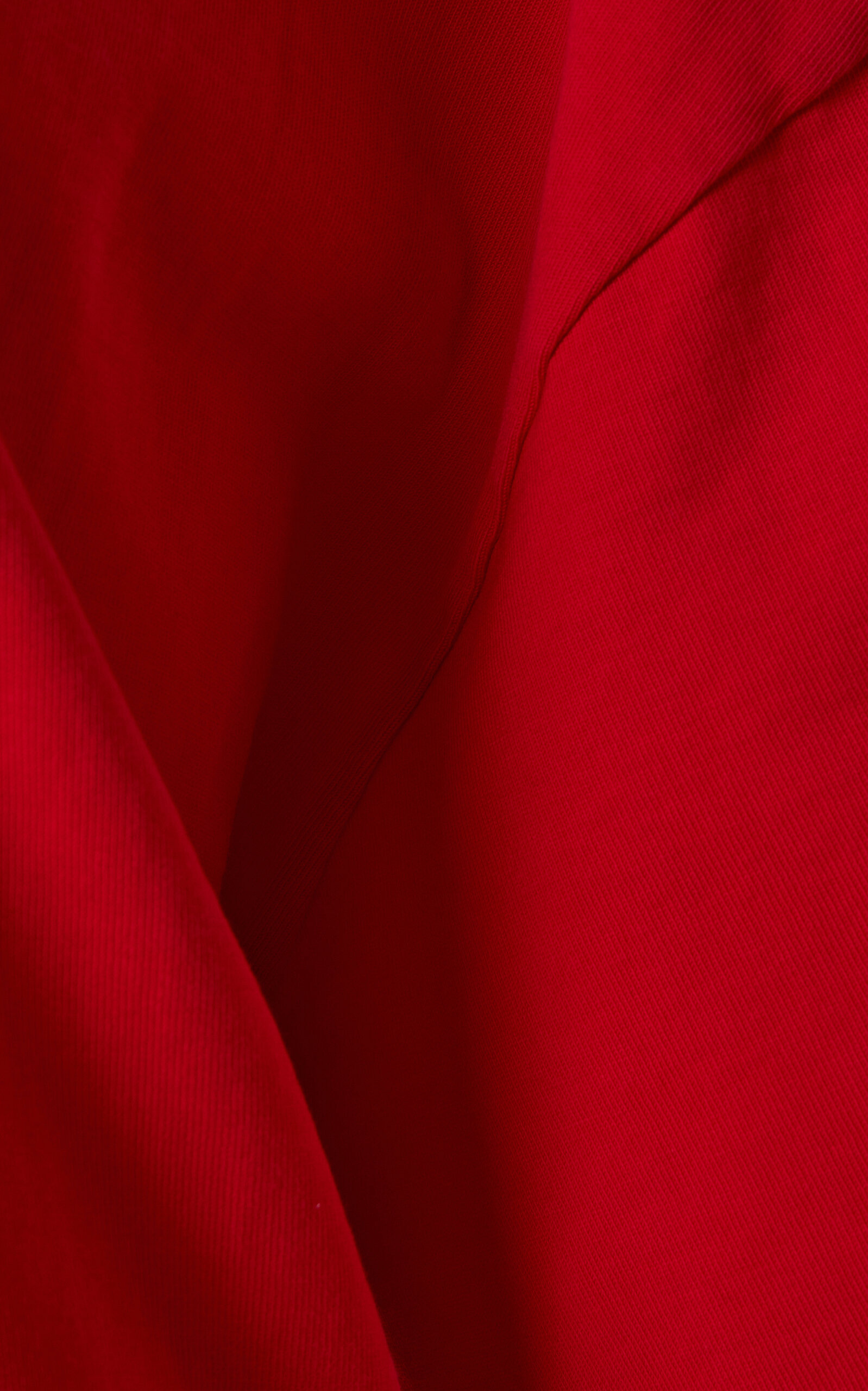 Doyle Draped Cotton T-Shirt red - 5