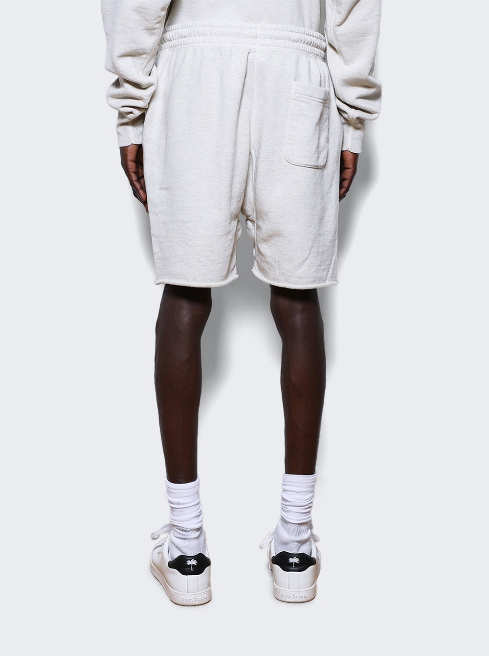 S N T Sweat Shorts Grey - 5