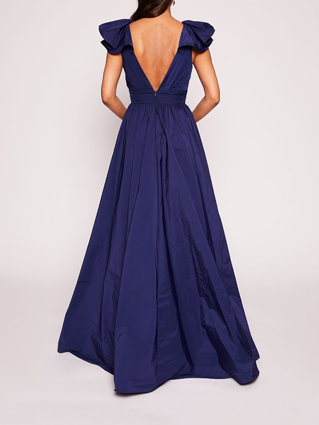 BOW TAFFETA GOWN - 2