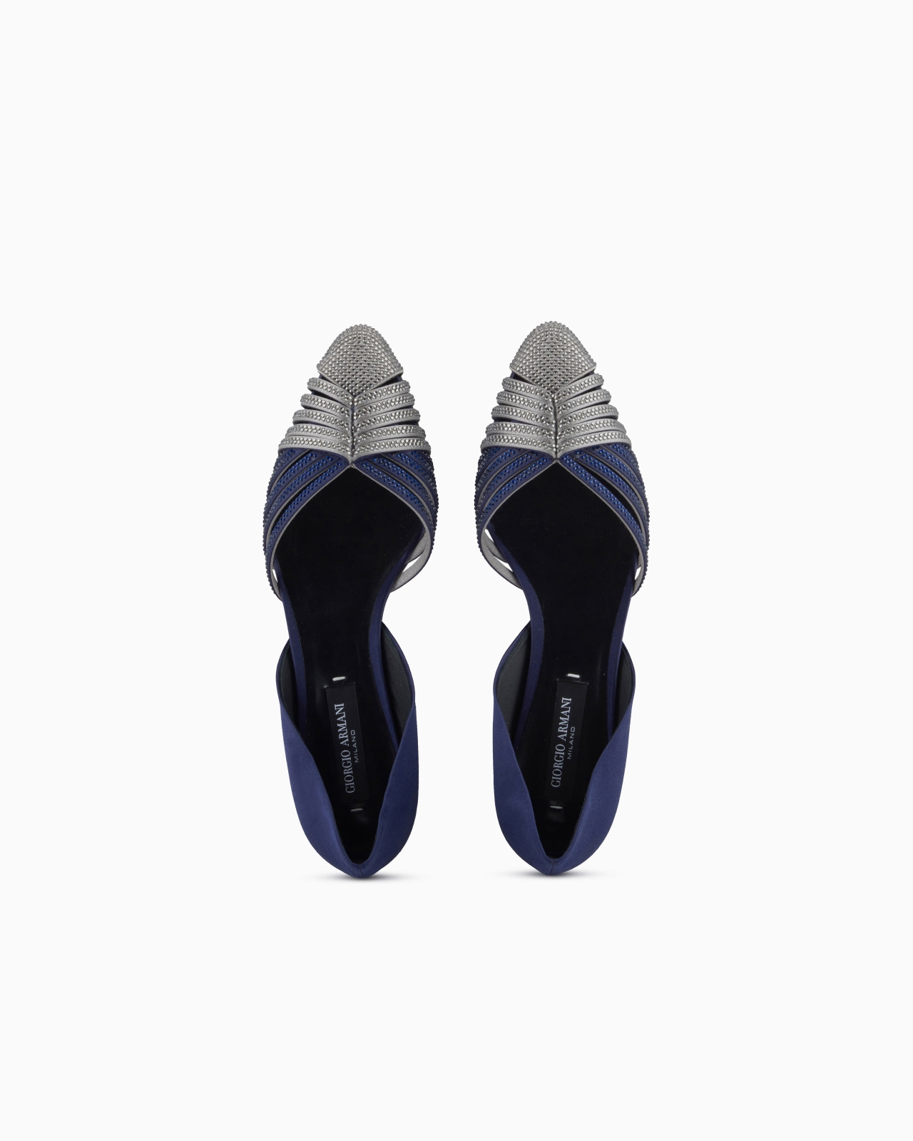 SATIN AND RHINESTONE BALLERINAS - 3