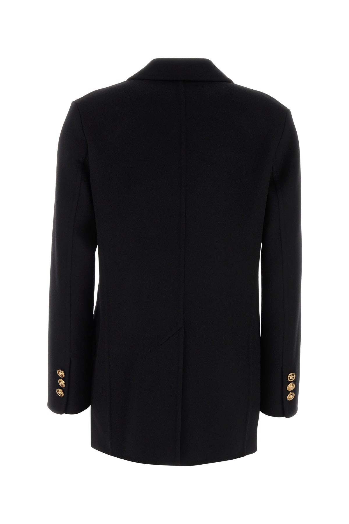 Black cashmere and wool coat - 2