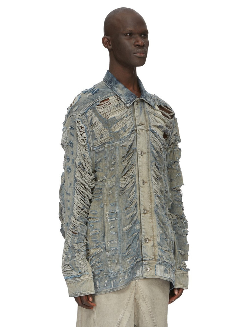 Jumbo Worker distressed denim jacket 2