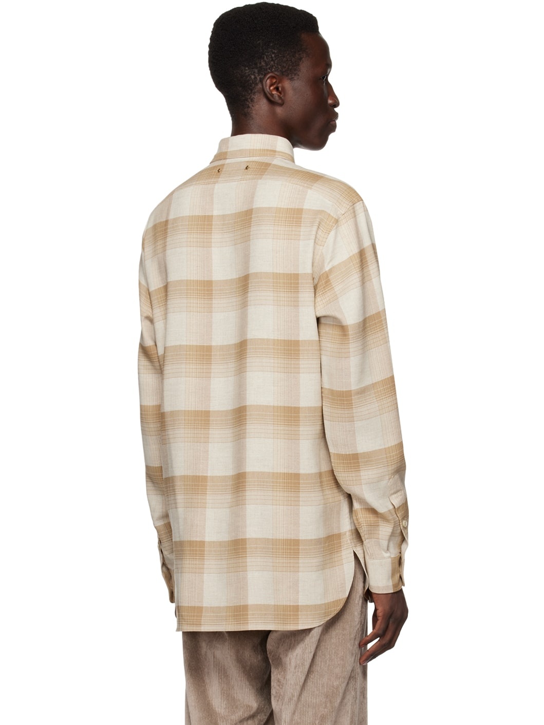 Beige Slim-Fit Shirt - 3
