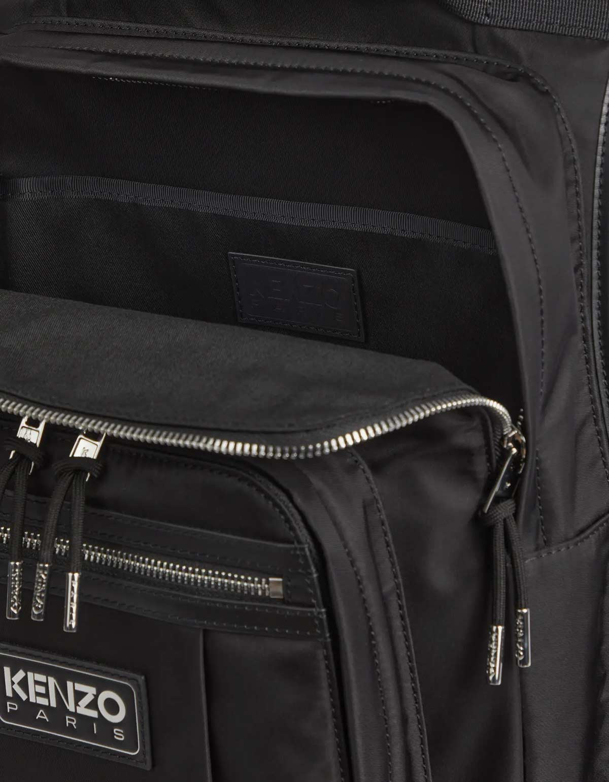 Kenzo Discover Black Vest Backpack - 4