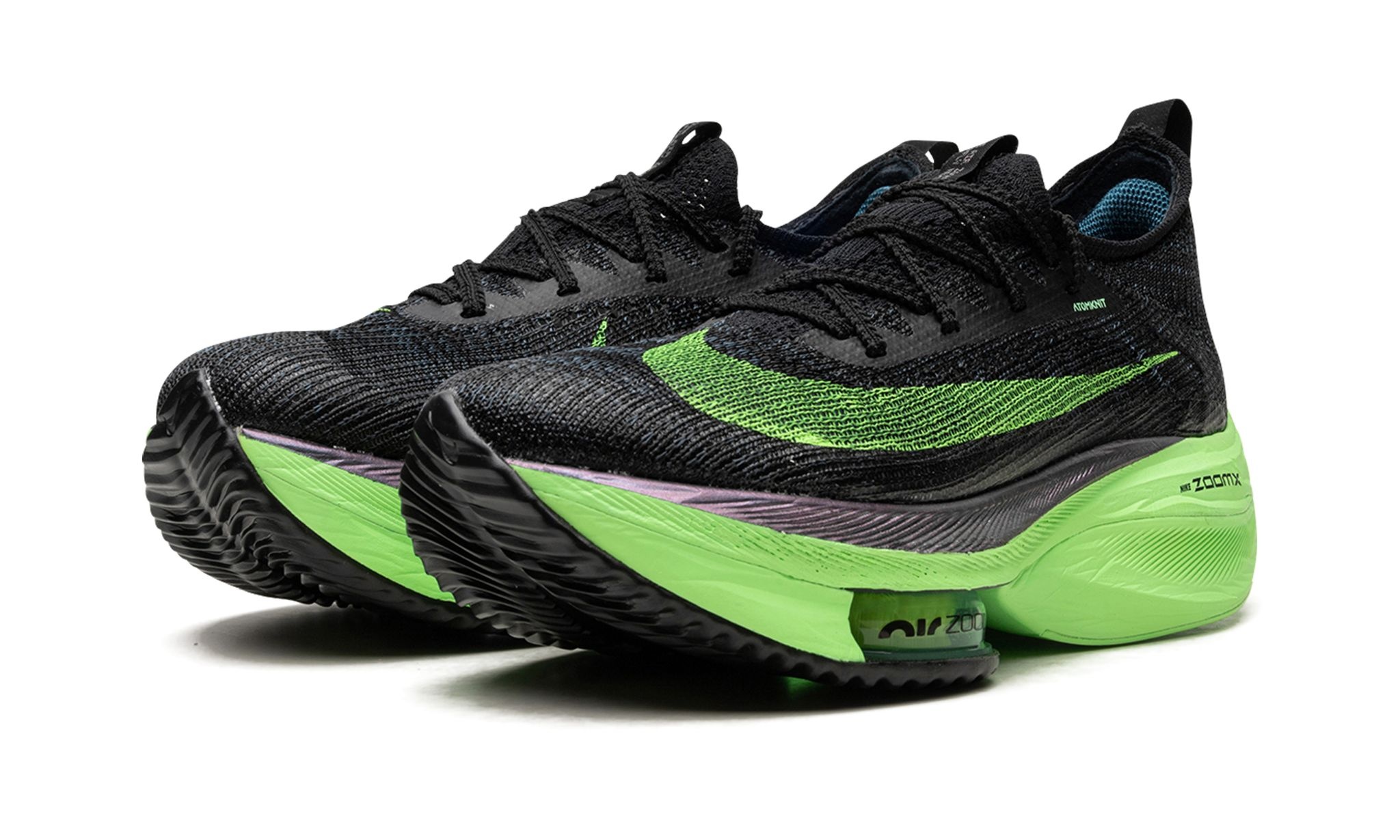 AIR ZOOM ALPHAFLY NEXT% WMNS "Black / Electric Green" - 2