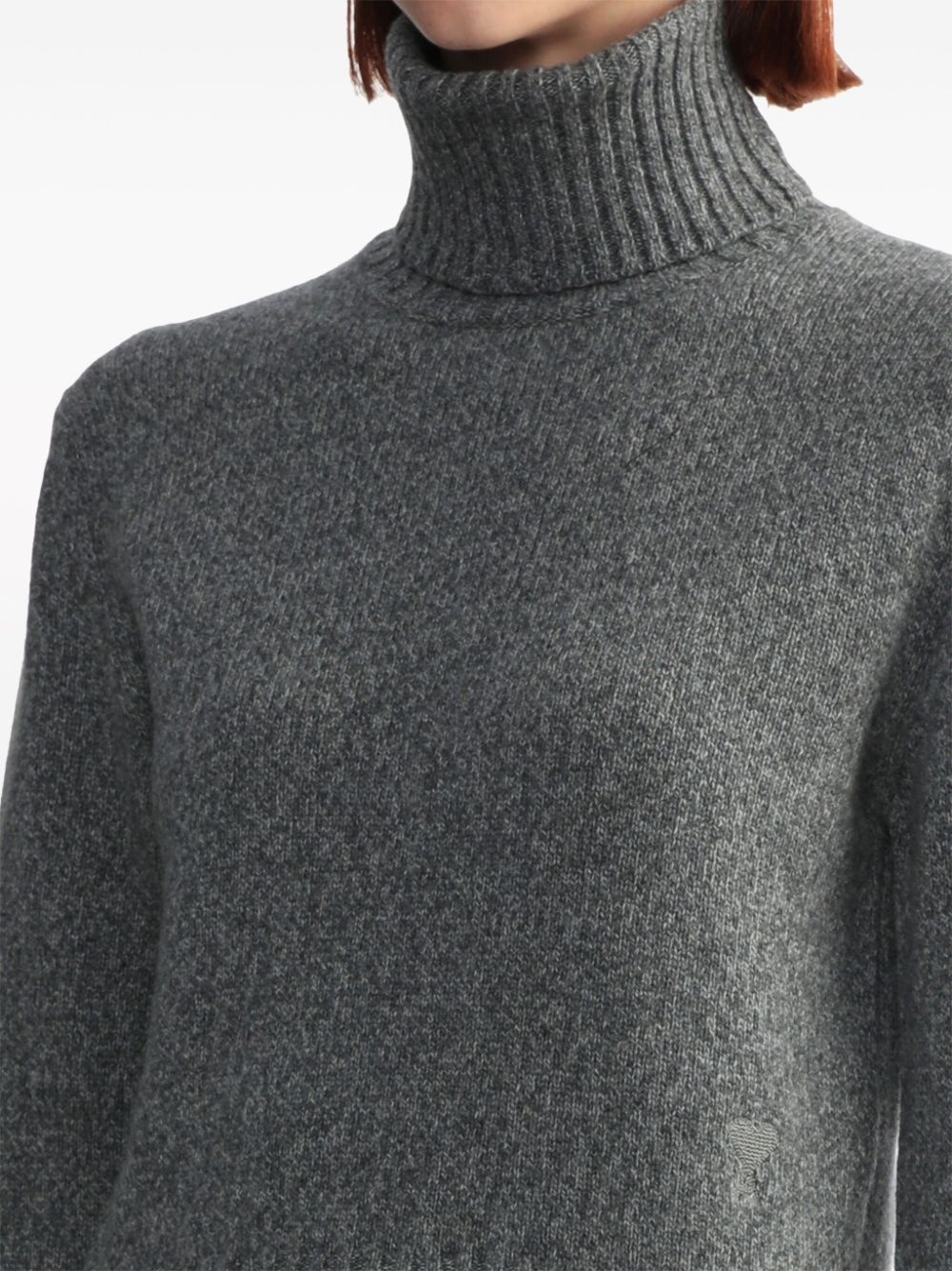 Ami de Coeur mélange-effect jumper - 5