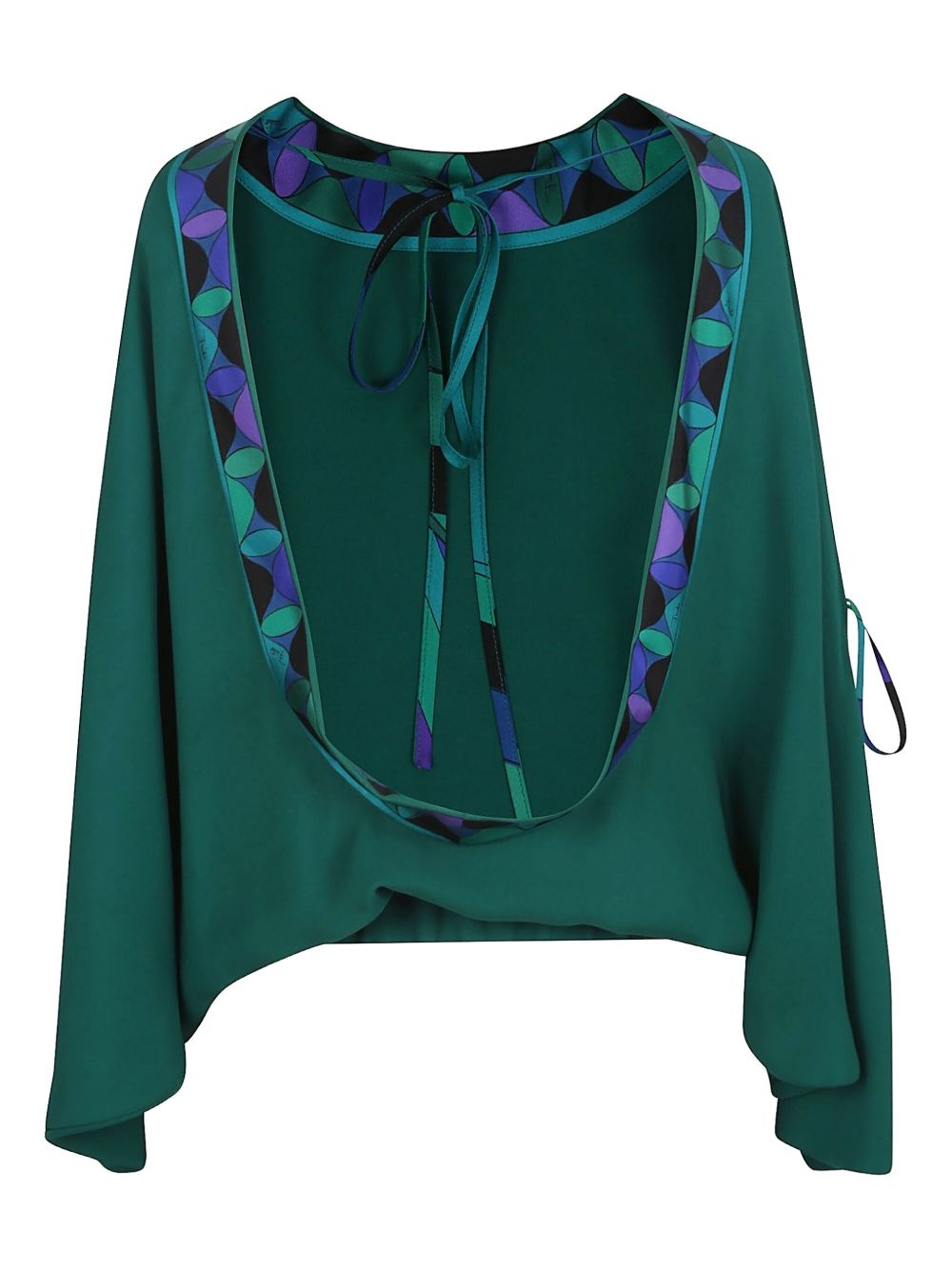 open-back blouse - 2