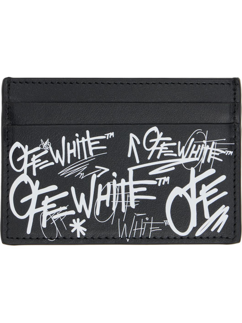 Black Logo Card Holder 1