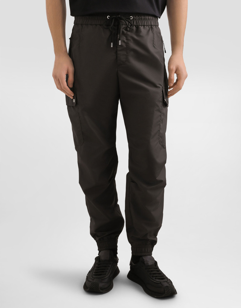 Nylon canvas cargo trousers 4